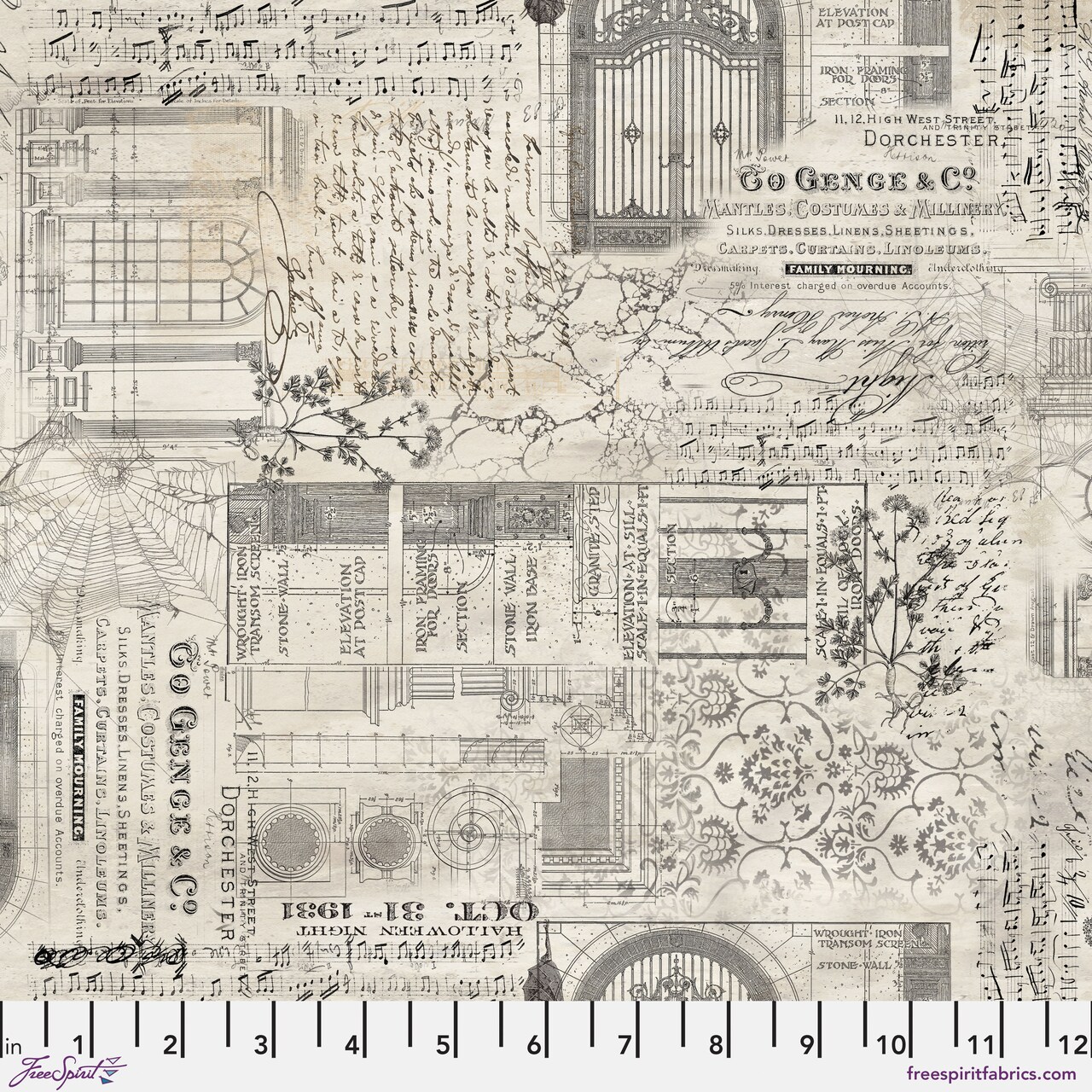Remnants in Halloween (pwth331.halloween) | Eclectic Elements Palette in Seasonal | Tim Holtz | Free Spirit